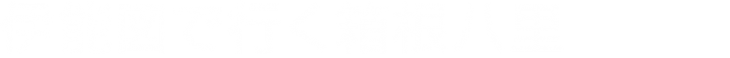 ★2021修正21　伊能図で行く箱根八里